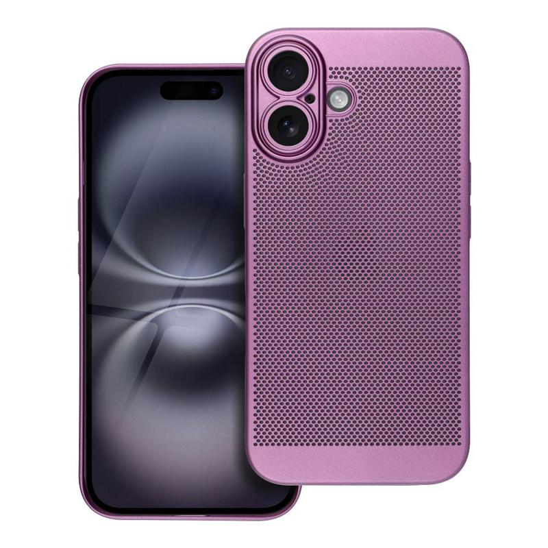 Forcell Breezy PC Back Cover Case (iPhone 16) purple