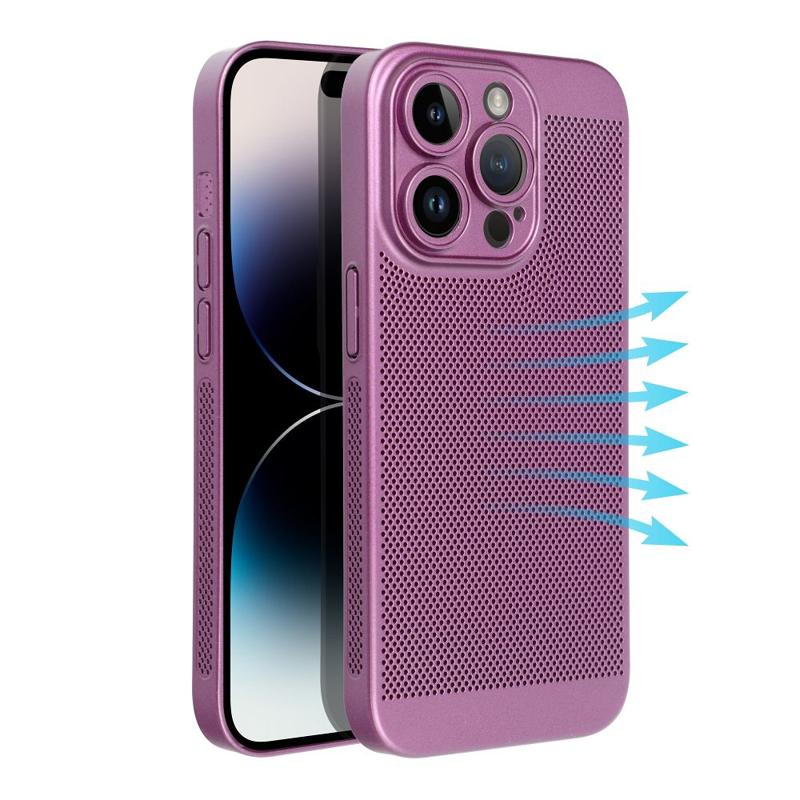 Forcell Breezy PC Back Cover Case (iPhone 16) purple