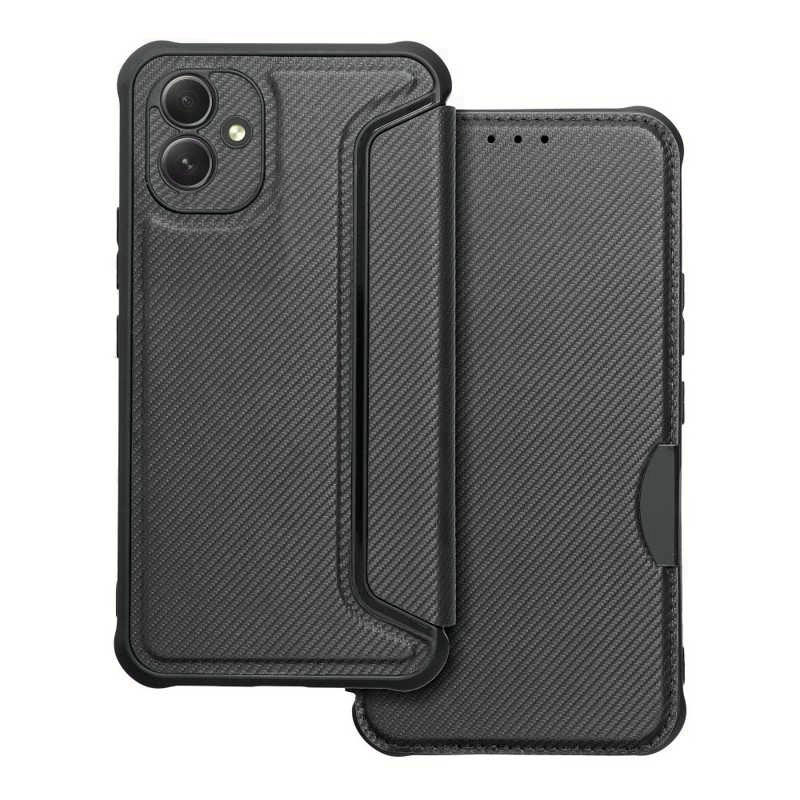 Forcell Razor Carbon Book Cover Case (iPhone 16) black