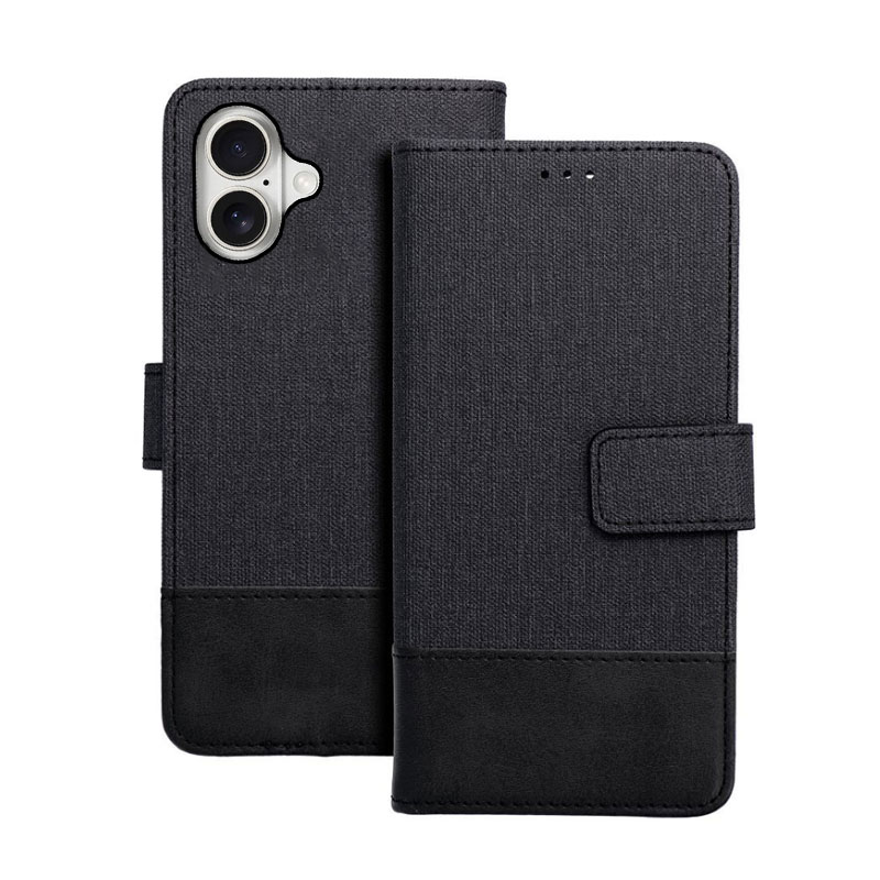 Gomma Book Cover Premium Case (iPhone 16) black