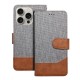 Jeans Book Cover Premium Case (iPhone 16 Pro) gray