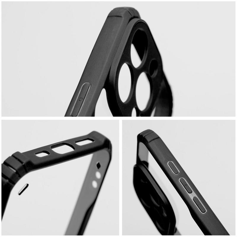 Anti-Drop TPU Armor Cam Shield Case (iPhone 16 Pro) black