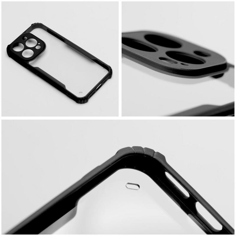 Anti-Drop TPU Armor Cam Shield Case (iPhone 16 Pro) black