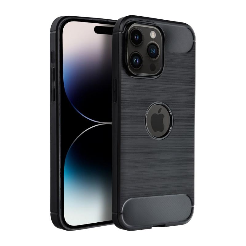 Carbon Case Back Cover (iPhone 16 Pro) black