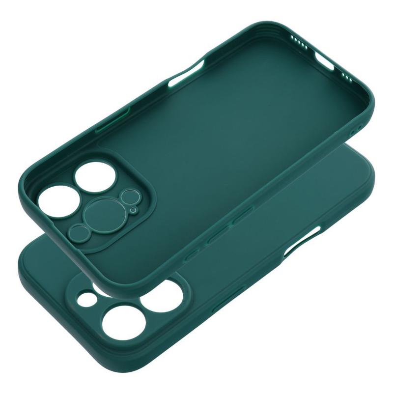 Soft Matt Case Back Cover (iPhone 16 Pro) dark green