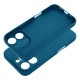 Soft Matt Case Back Cover (iPhone 16 Pro) blue