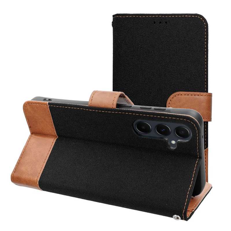 Jeans Book Cover Premium Case (Xiaomi Redmi 14C / Poco C75) black