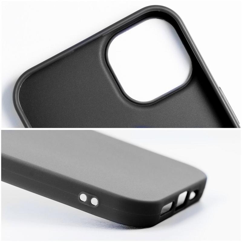 Soft Matt Case Back Cover (iPhone 16) black