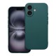 Soft Matt Case Back Cover (iPhone 16) dark green