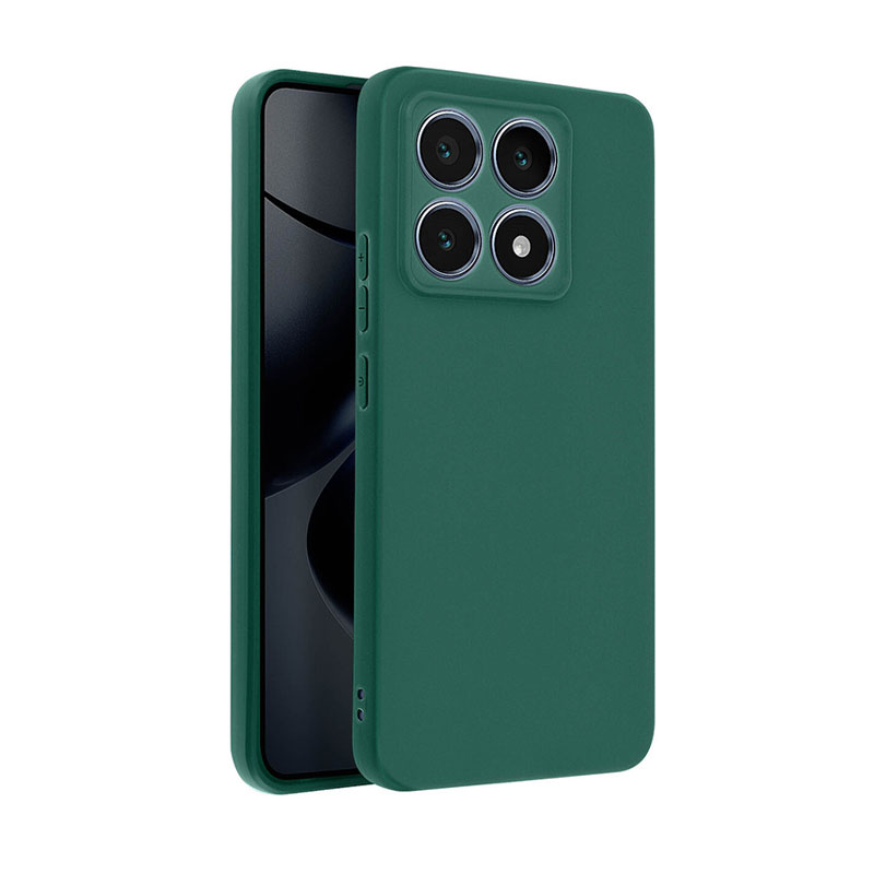 Soft Matt Case Back Cover (Xiaomi 14T) dark green