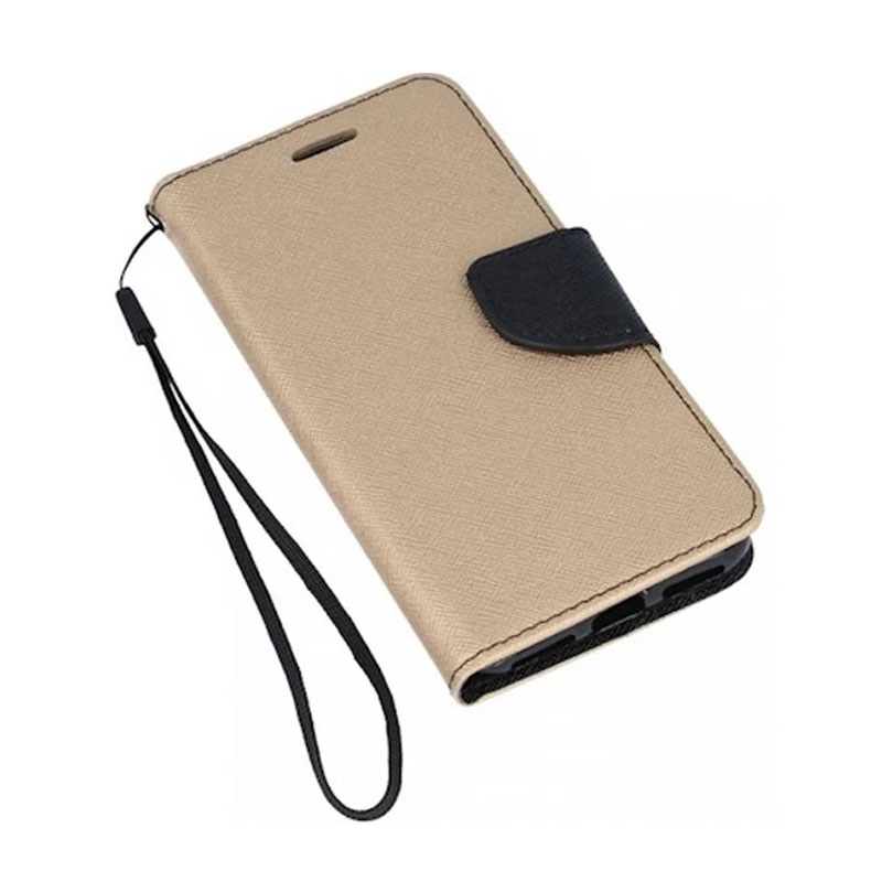 Smart Fancy Book Cover (iPhone 16 Pro) gold-black