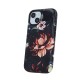 Decor Hybrid Armor Back Cover Case (iPhone 16 Pro) Peony