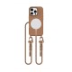 Tech-Protect Magnecklace Magsafe Back Case (iPhone 16 Pro) chocolate brown Tech-Protect Magnecklace Magsafe Back Case (iPhone 16 Pro) chocolate brown