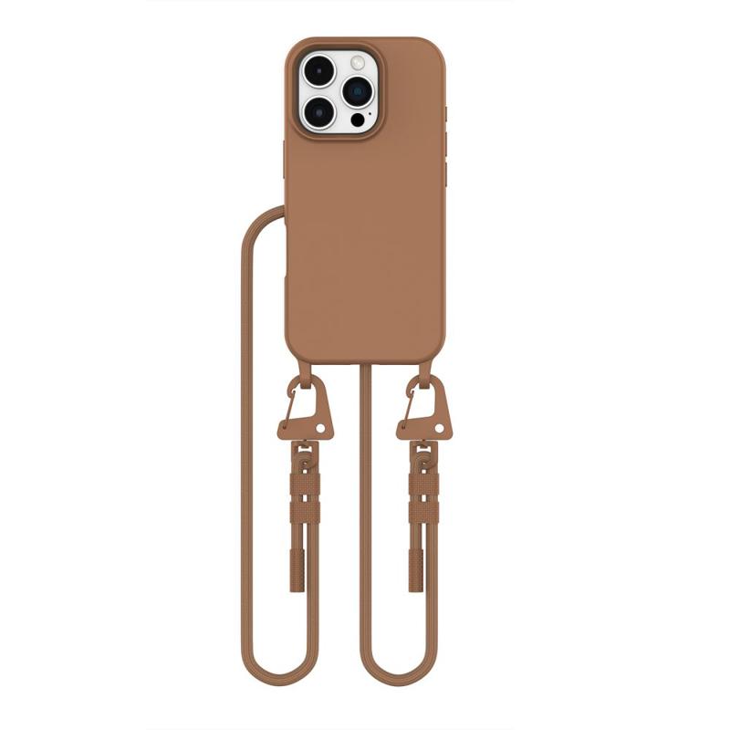 Tech-Protect Magnecklace Magsafe Back Case (iPhone 16 Pro) chocolate brown Tech-Protect Magnecklace Magsafe Back Case (iPhone 16 Pro) chocolate brown