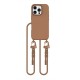 Tech-Protect Magnecklace Magsafe Back Case (iPhone 16 Pro) chocolate brown Tech-Protect Magnecklace Magsafe Back Case (iPhone 16 Pro) chocolate brown