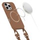Tech-Protect Magnecklace Magsafe Back Case (iPhone 16 Pro) chocolate brown Tech-Protect Magnecklace Magsafe Back Case (iPhone 16 Pro) chocolate brown
