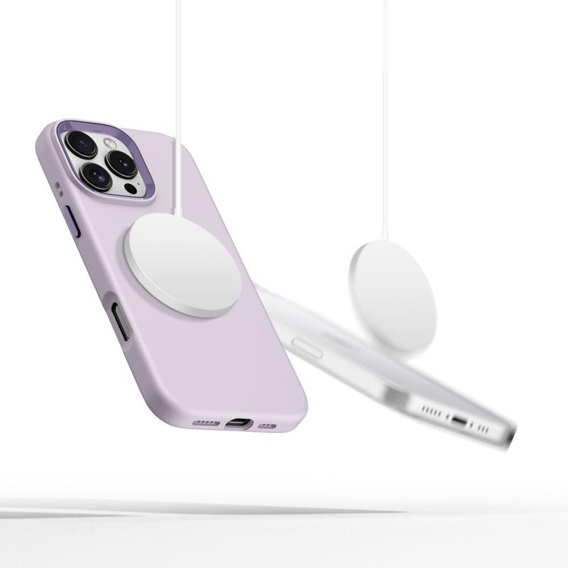 Tech-Protect Silicone Pure Magsafe Case (iPhone 16 Pro) mauve