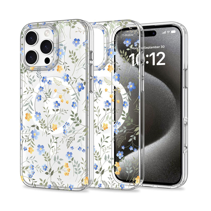 Tech-Protect Magmood Magsafe Case (iPhone 16 Pro Max) spring flowers Tech-Protect Magmood Magsafe Case (iPhone 16 Pro Max) spring flowers