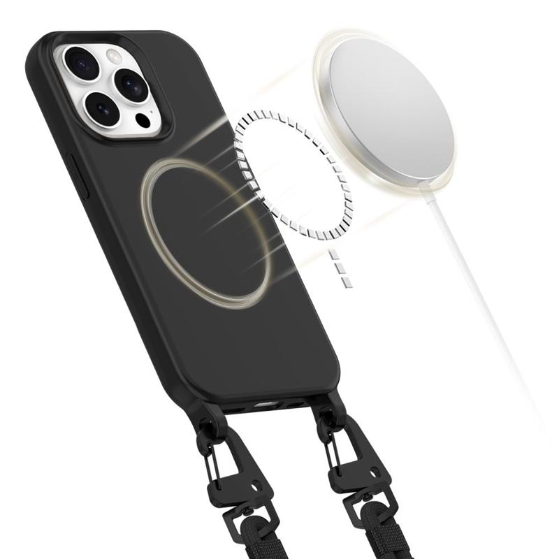 Tech-Protect Magnecklace Magsafe Back Case (iPhone 15 Pro) black Tech-Protect Magnecklace Magsafe Back Case (iPhone 15 Pro) black