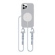 Tech-Protect Magnecklace Magsafe Back Case (iPhone 12 / 12 Pro) crayon grey