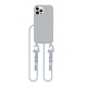 Tech-Protect Magnecklace Magsafe Back Case (iPhone 12 / 12 Pro) crayon grey