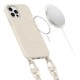 Tech-Protect Magnecklace Magsafe Back Case (iPhone 12 / 12 Pro) cosmic latte