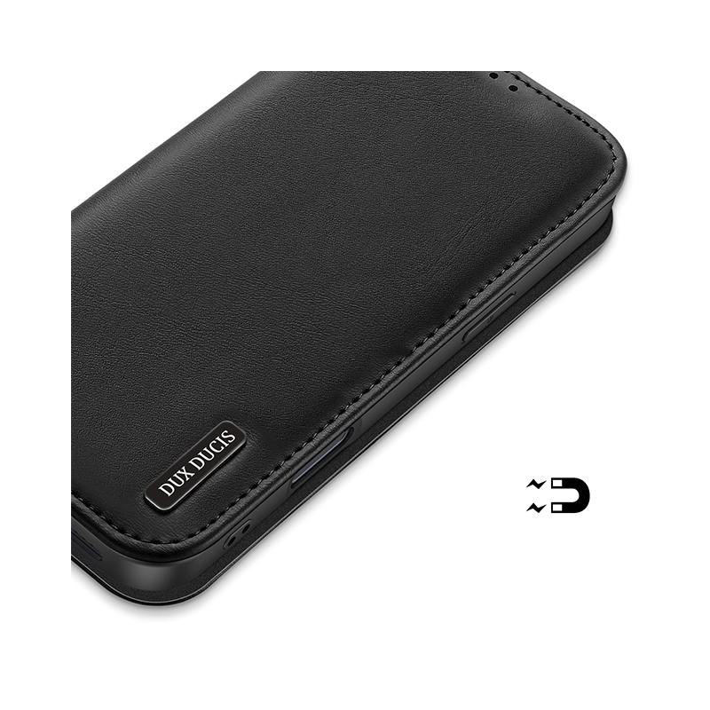 Dux Ducis Hivo RFID Blocking Wallet Case (iPhone 16 Pro) black