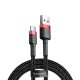 Baseus Cafule Type-C Cable QC 3A 0.5m (black-red)