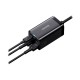 Baseus GaN3 Pro Fast Charger 2x Type-C / 2x USB-A 65W + Type-C / Type-C Cable 1m (black) Baseus GaN3 Pro Fast Charger 2x Type-C / 2x USB-A 65W + Type-C / Type-C Cable 1m (black)