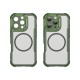 Leading Series MagSafe Silicone Back Case (iPhone 16 Pro) green