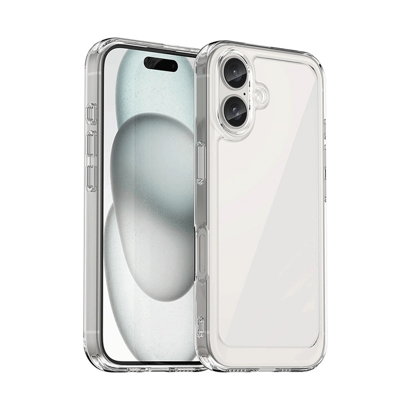 Outer Space Back Cover Case (iPhone 16) clear