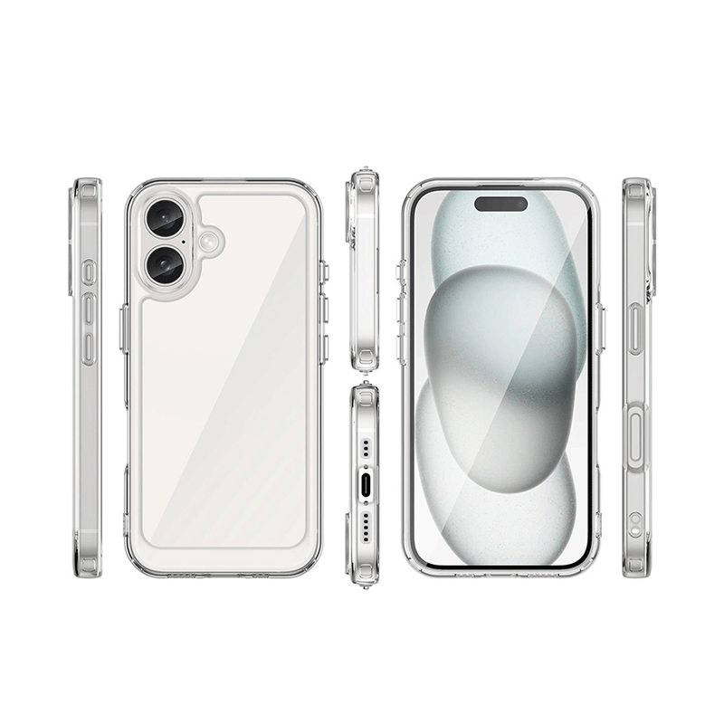 Outer Space Back Cover Case (iPhone 16) clear