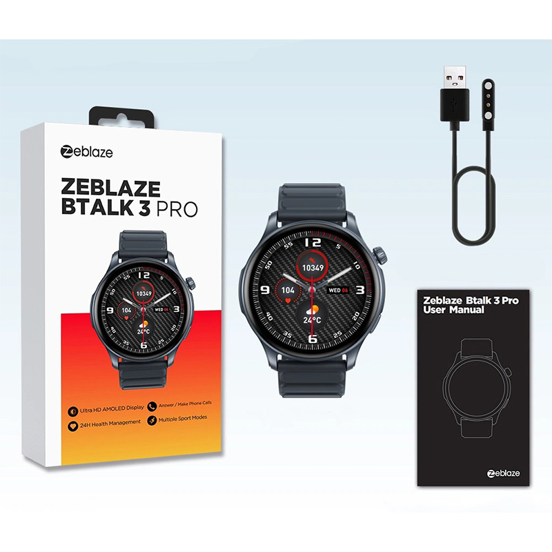 Zeblaze Btalk 3 Pro Smartwatch 1.43" Amoled (grey)