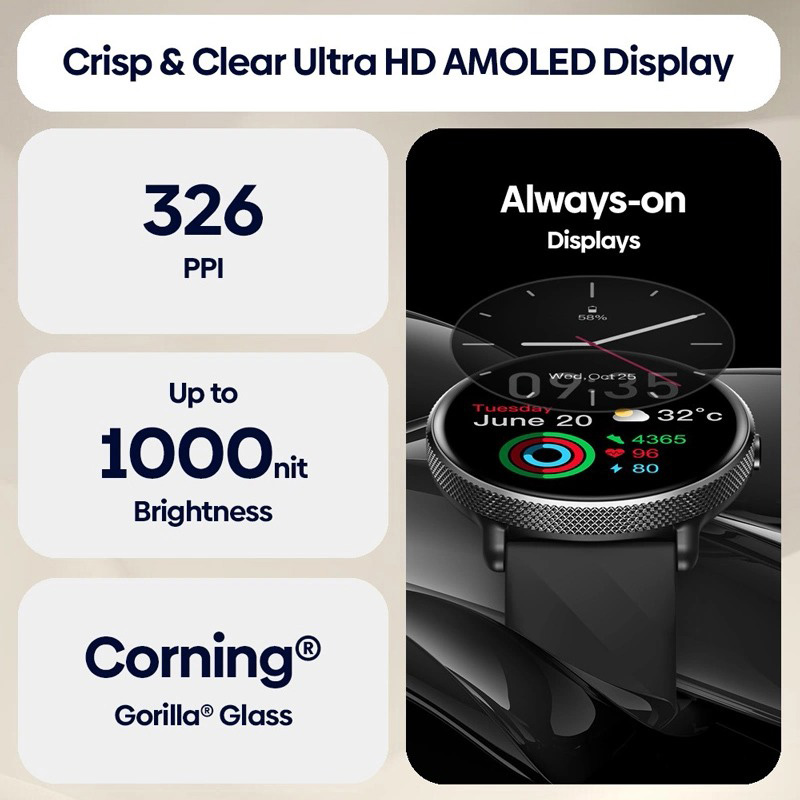 Zeblaze GTR 3 Pro Smartwatch 1.43" Amoled (black) Zeblaze GTR 3 Pro Smartwatch 1.43" Amoled (black)