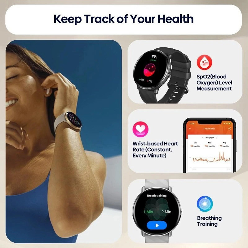 Zeblaze GTR 3 Pro Smartwatch 1.43" Amoled (black) Zeblaze GTR 3 Pro Smartwatch 1.43" Amoled (black)