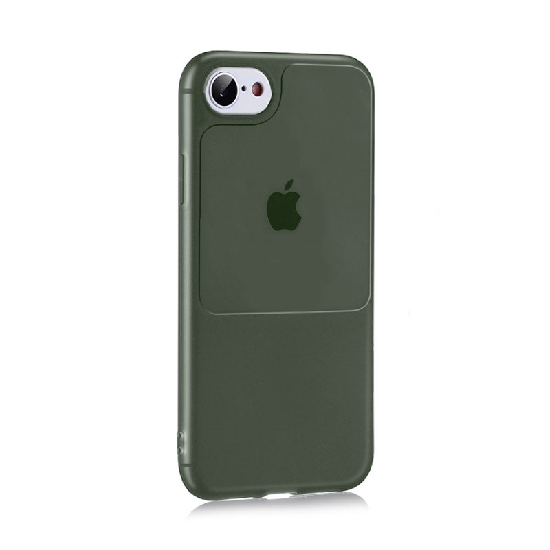 Protect Window Case Back Cover (iPhone SE 2 / 8 / 7) black-green