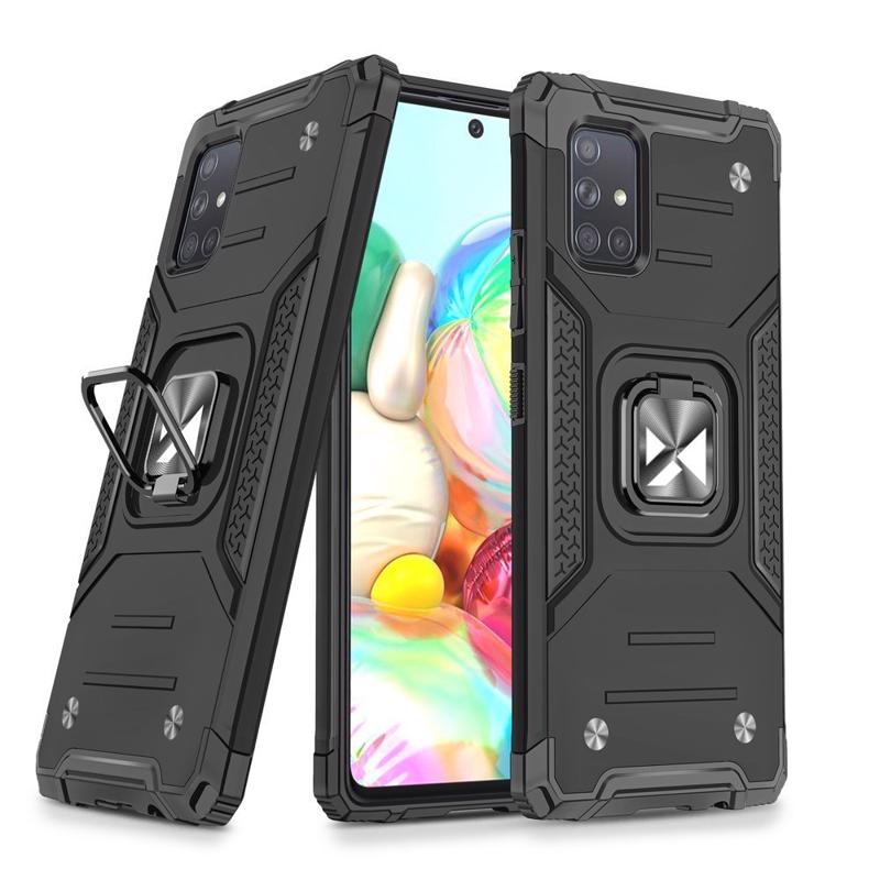 Wozinsky Ring Armor Case Back Cover Samsung Galaxy A71 Black 6195